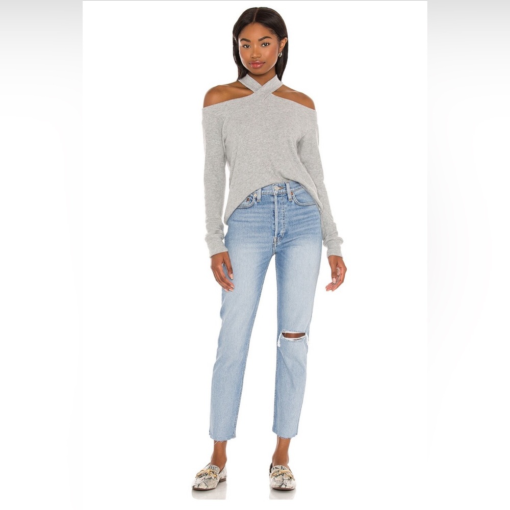 LNA Marlon Top in Heather Gray